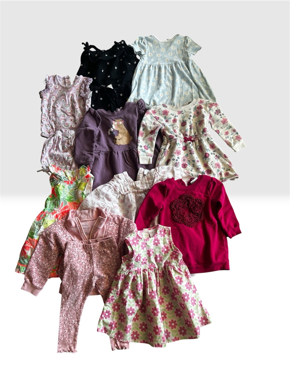 Kid’s clothes girl bundle 18M Catherine Malandrino, Carter’s, Cat & Jack + mo